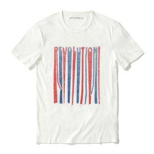 John Varvatos Revolution Graphic Crew T-Shirt Salt
